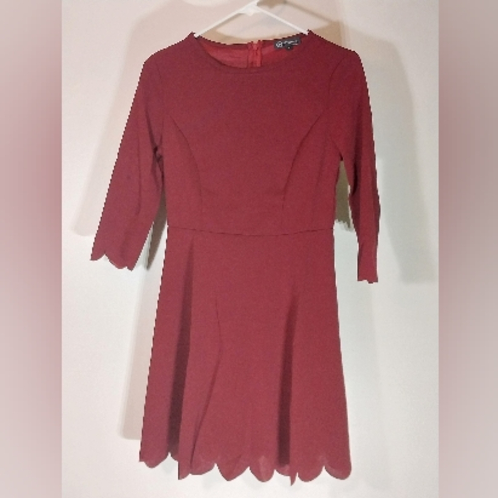 Maroon dress
